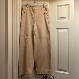 Like new Spanx wide leg pale pink pants